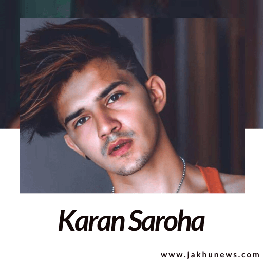 It is a picture of Karan Saroha